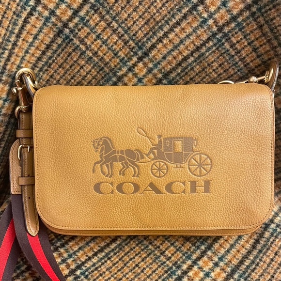 Coach Handbags - Coach Tan Jess Messenger Bag